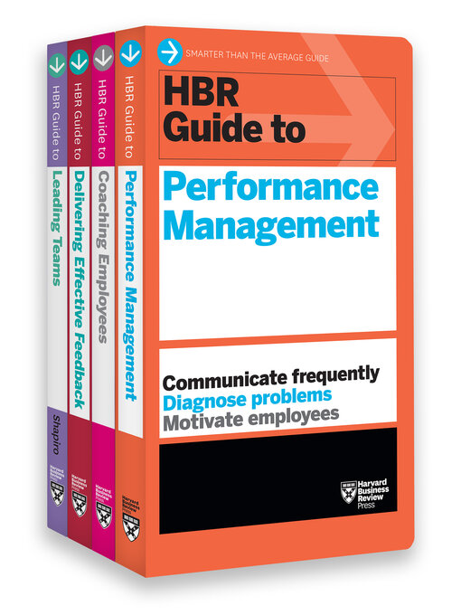 Title details for HBR Guides to Performance Management Collection (4 Books) (HBR Guide Series) by Harvard Business Review - Available